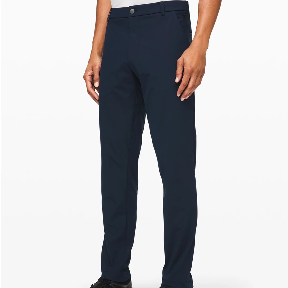 Men’s Lululemon ABC Slim Warpstreme Commission Pants - Navy - 32